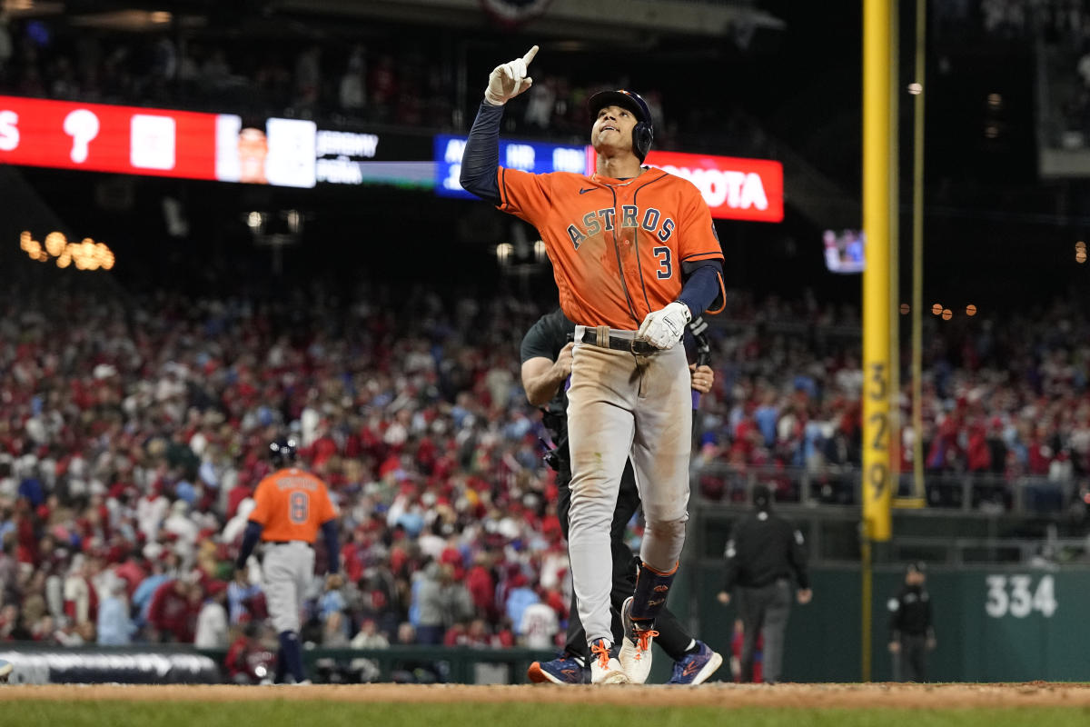 Astros top Phillies in World Series Game 5 behind Jeremy Peña, earn