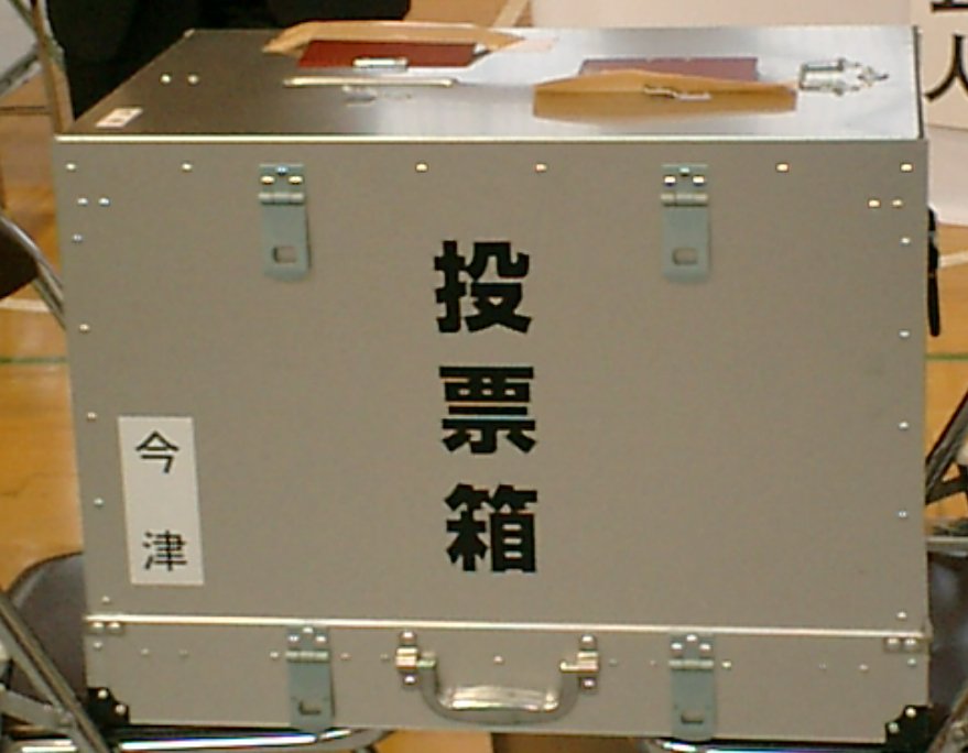 Election ballot box